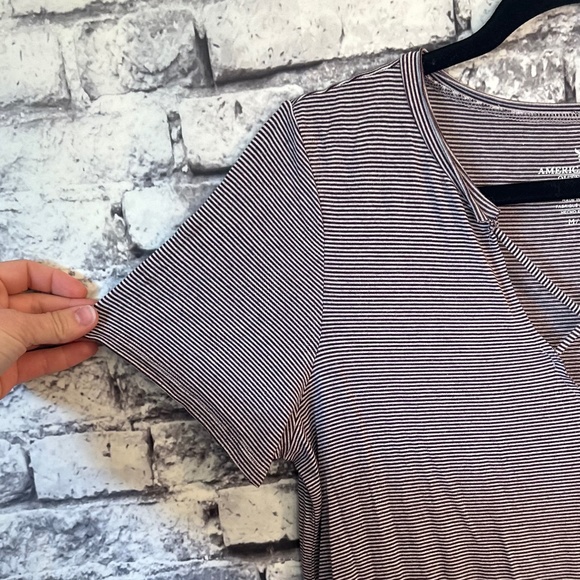 American Eagle Ombre Striped Shirt Sizer M - Picture 7 of 7